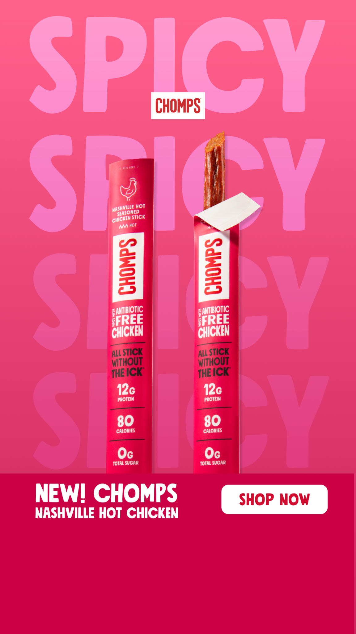Chomps Chicken is Here! ad