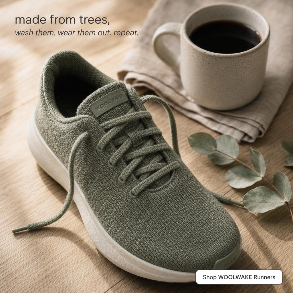 Real square 1:1 product ad before resizing