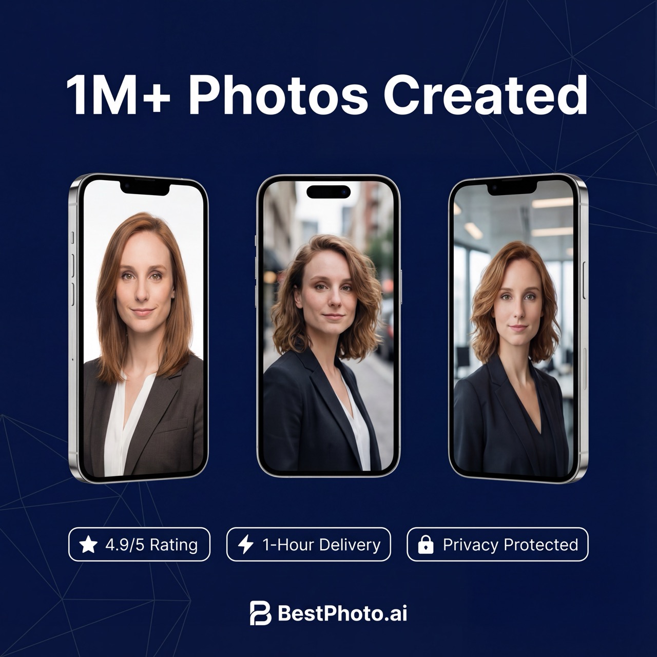 AI photo ad