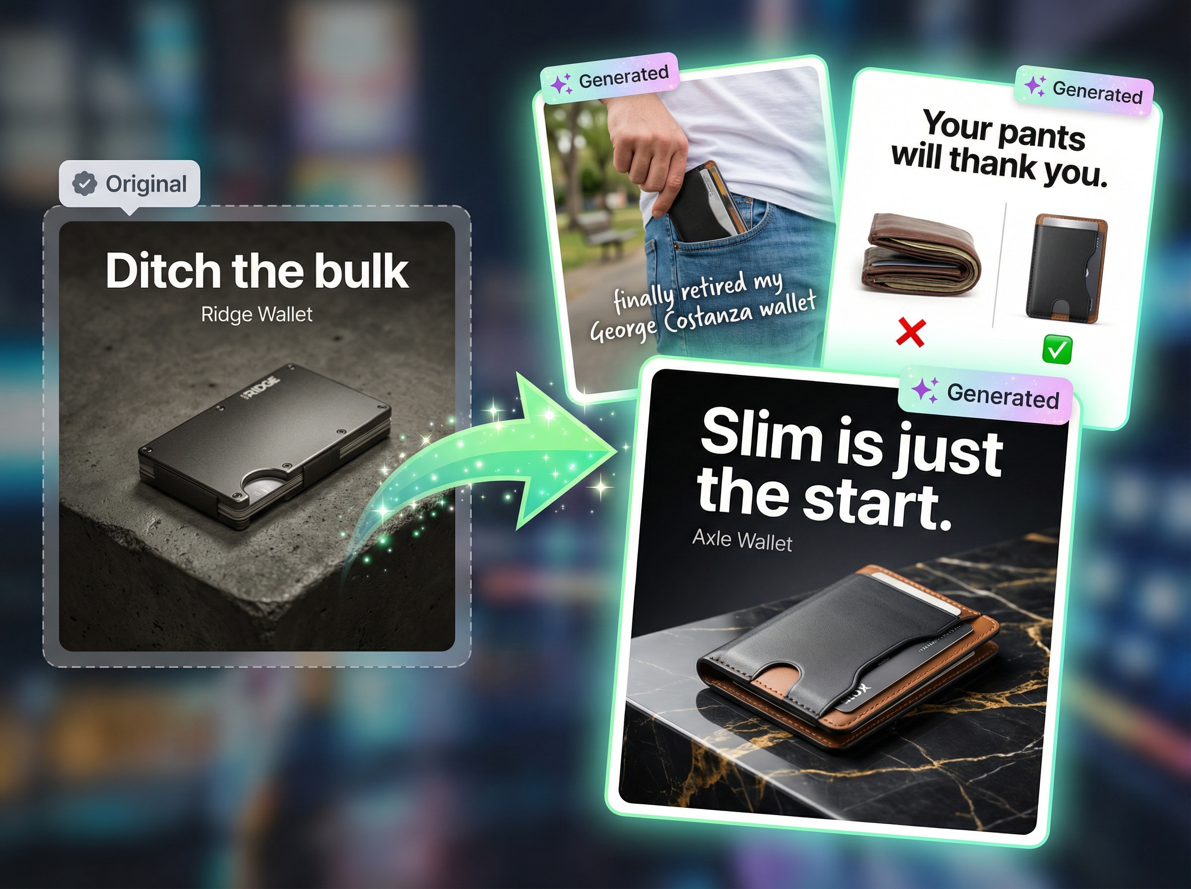 Generate AI-powered ad creatives for your brand